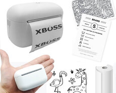 Xboss L2 Mini Printeri 304dpi Bluetooth Termal Yazıcı