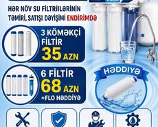 Su filtirlərinin servisi