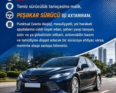 Sürücü işi axtarıram