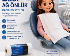Pasiyent kağız polietilen önlüyü