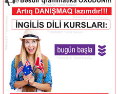 İngilis dili kursları 0-dan mükəmməl səviyyəyə qədər