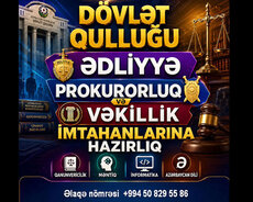 Dövlət Qulluğuna Hazırlıq 4 fənn daxil