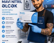 Göy nitril əlcək