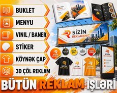 Buklet Flayer sifarişi / Reklam