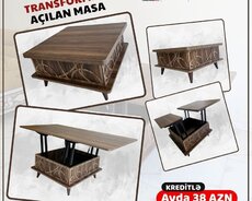 Transformer açılan masa Kreditlə