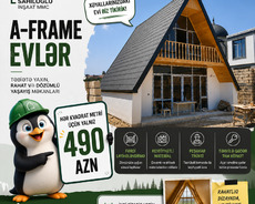 A-frame ev tikintisi