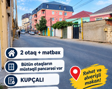 2 otaqlı kupçalı mənzil