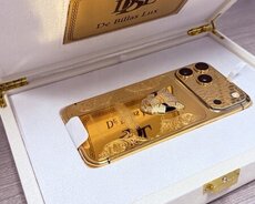 Custom 24k Gold Apple iPhone 17 Pro Max Engraved Diamond 2 T