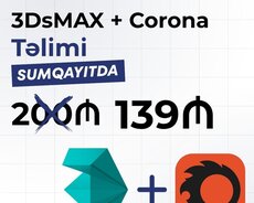 3dsmax+corona proqramını peşəkar səviyyədə öyrən