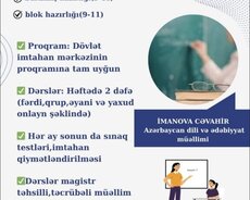 Azərbaycan dili və ədəbiyyat hazırlığı