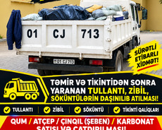 Tullantı, Zibil və Söküntü Daşıyan Maşın | Bakı