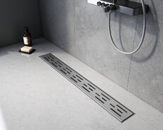 Paslanmaz linear (duş kanalı) döşəmə trapı