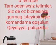 Xanimlara evden Islemek imkani