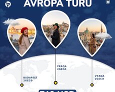 1 nəfərlik Avropa turu