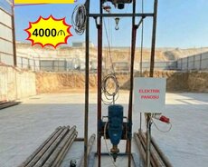 Elektriklə İşləyən Mobil Qazma Qurğusu və Avadanlığı