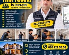 Briqadamız xidmətlərini təklif edir