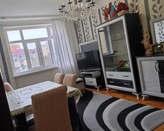 3 otaqlı təmirli mənzil