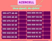 Azercell nomreleri sifarisi
