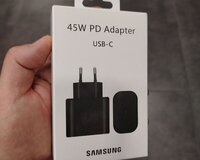 "Samsung Galaxy S24 Ultra 45 watt" adapteri