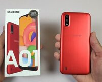 Samsung galaxy a01 red blue