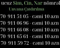 Sim, Cin, Nar nömrələri ən ucuz qiymətə