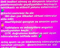 Xarici nömrə satışı