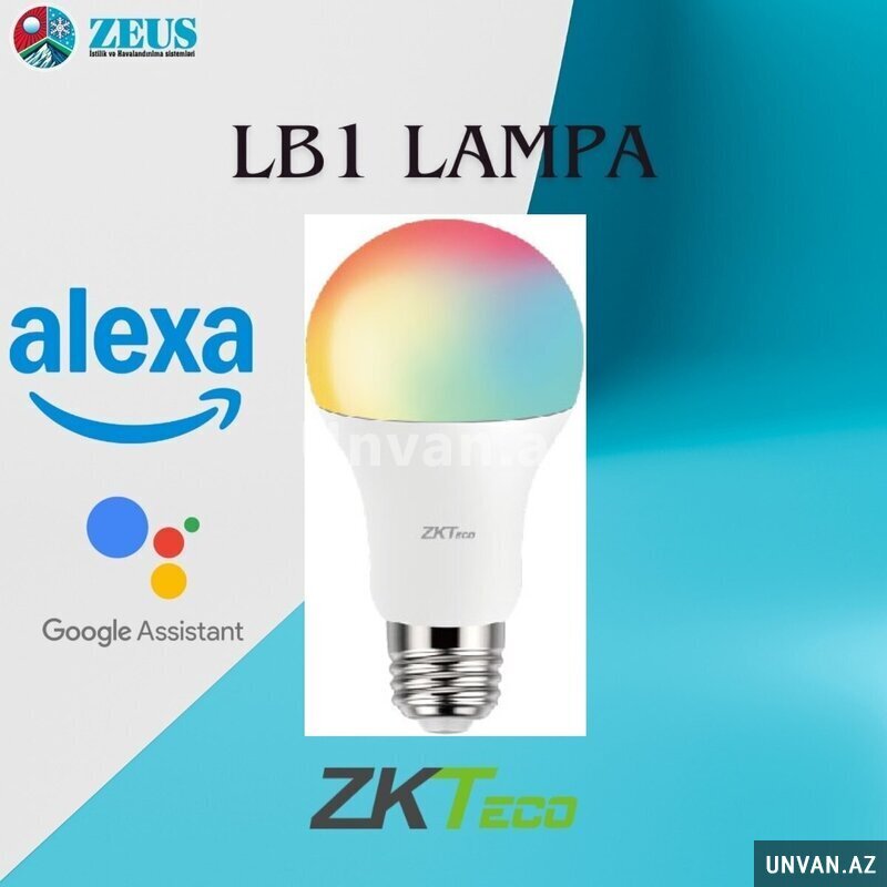 Wi-Fi Smart İşıq Lb1 Zkteco Wi-Fi Smart İşıq Lb1 Zkteco