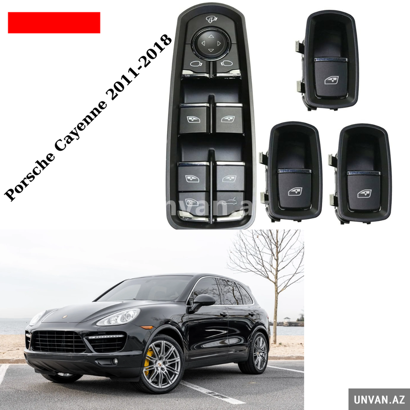 Porsche Cayenne 2011-2018 şüşə qaldıran knopka blok satılır Porsche Cayenne 2011-2018 şüşə qaldıran knopka blok satılır
