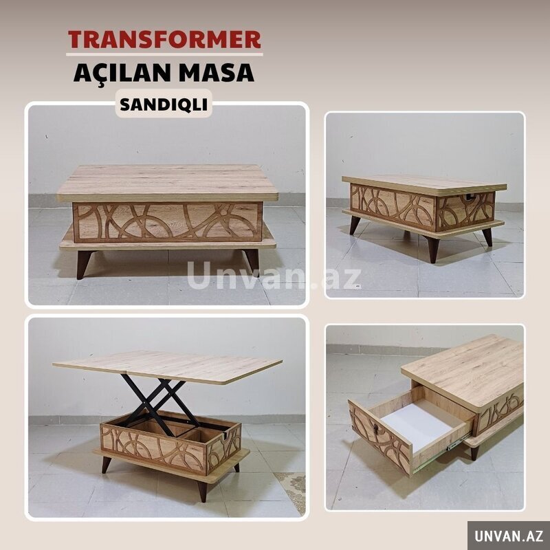 Açılan transformer jurnal masası (Sandıqlı) Kreditlə Açılan transformer jurnal masası (Sandıqlı) Kreditlə