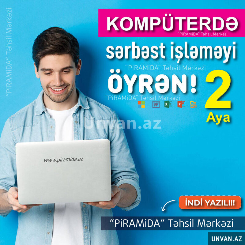 Ofis proqramları üzrə kompüter kursları fərdi dərslər Ofis proqramları üzrə kompüter kursları fərdi dərslər