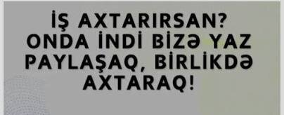 Təcrübəli Kadrlar mürəciət etsin Təcrübəli Kadrlar mürəciət etsin