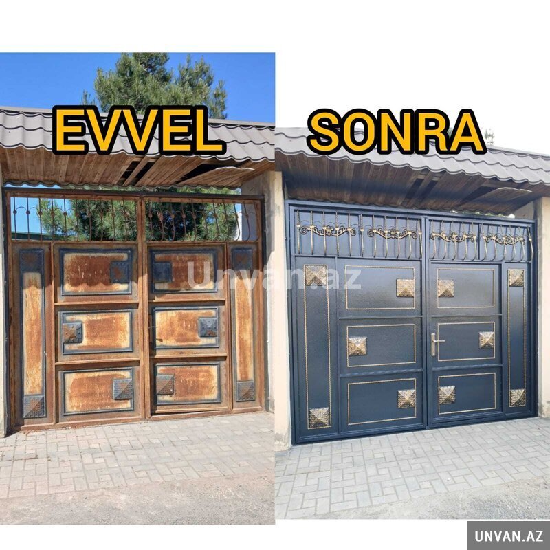 Darvazalari̇n renglenmesi temi̇r Darvazalari̇n renglenmesi temi̇r