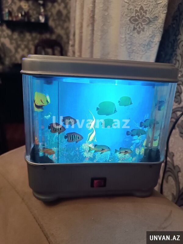 Suni Tropik Balıq Dekorativ Hərəkətli Akvarium Lampası Suni Tropik Balıq Dekorativ Hərəkətli Akvarium Lampası