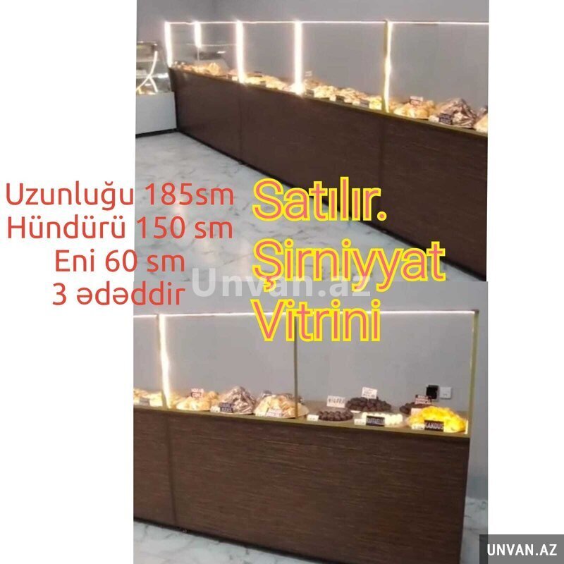Şirniyyat vitrini Şirniyyat vitrini