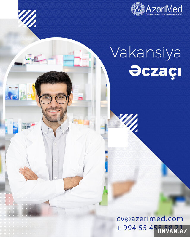 Əczaçı tələb olunur Əczaçı tələb olunur