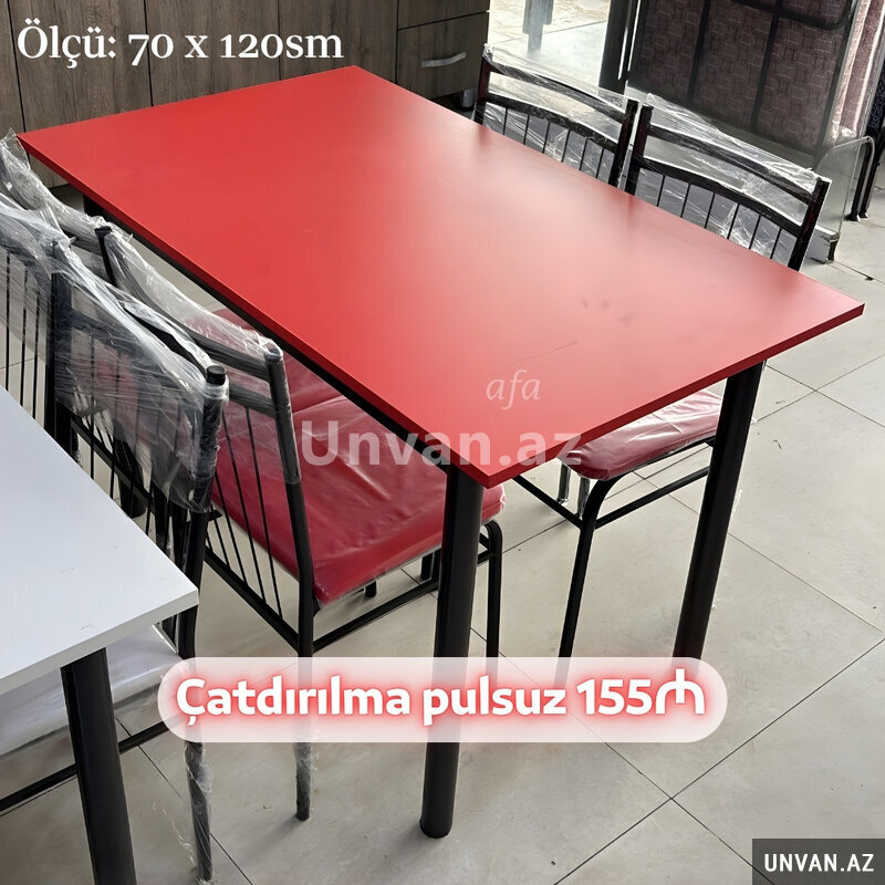 Kafe-restoran, bağ, mətbəx və s üçün masa desti Kafe-restoran, bağ, mətbəx və s üçün masa desti