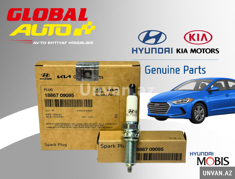 Hyundai Elantra 2016-2018 alışdırma şamları Hyundai Elantra 2016-2018 alışdırma şamları