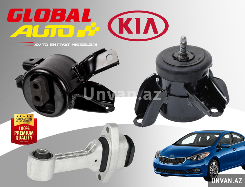 Kia Forte 2012-2016 mühərrik yastıqları Kia Forte 2012-2016 mühərrik yastıqları