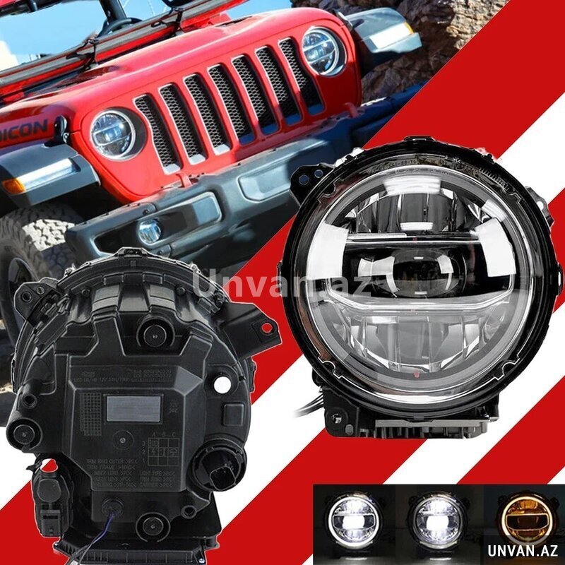 Jeep wrangler led fara desti Jeep wrangler led fara desti
