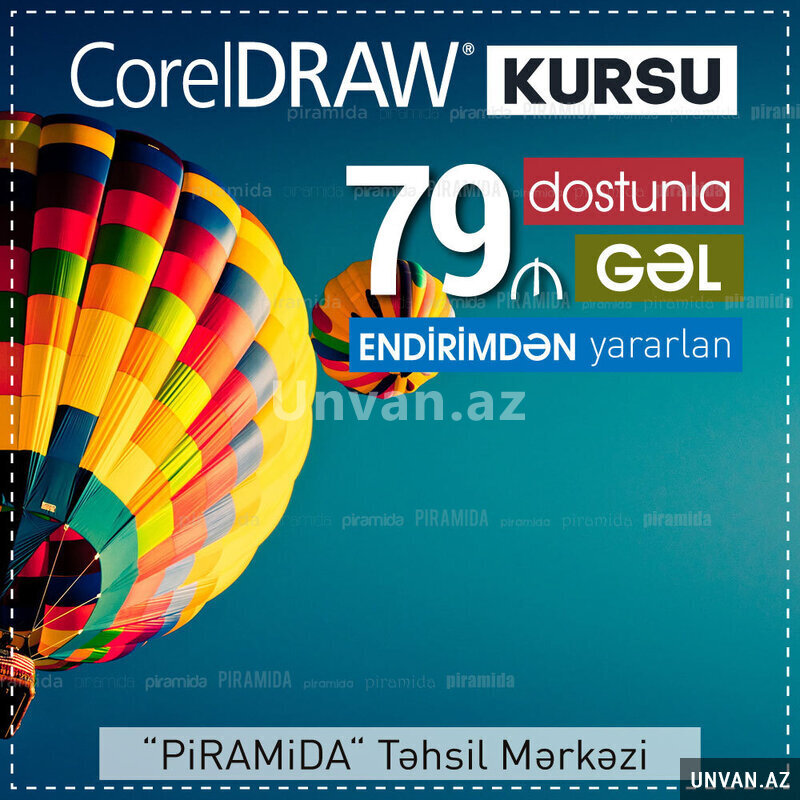 Corel Draw kursuna xüsusi endirim Corel Draw kursuna xüsusi endirim