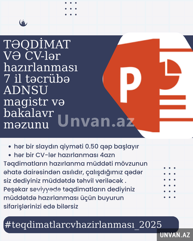 Teqdimatlar Slaydlar hazirlanmasi Teqdimatlar Slaydlar hazirlanmasi