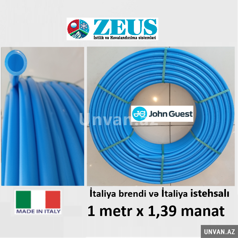 Boru 16x2 Pe-rt John Guest Boru 16x2 Pe-rt John Guest