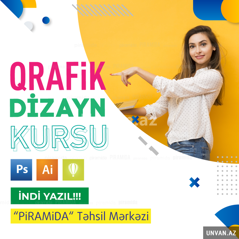 Qrafik dizayn dərslərinə qeydiyyat başladı Qrafik dizayn dərslərinə qeydiyyat başladı