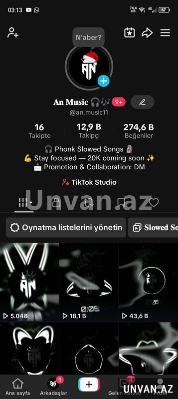 Tiktok hesabı satılır 13 k lık Tiktok hesabı satılır 13 k lık