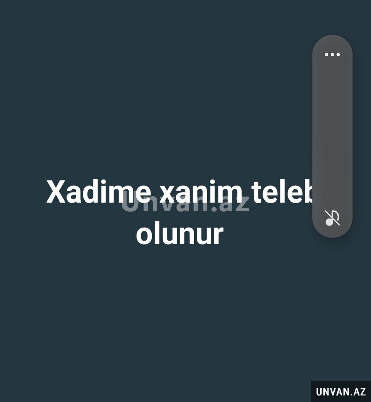 Xadimə xanim tələb olunur Xadimə xanim tələb olunur