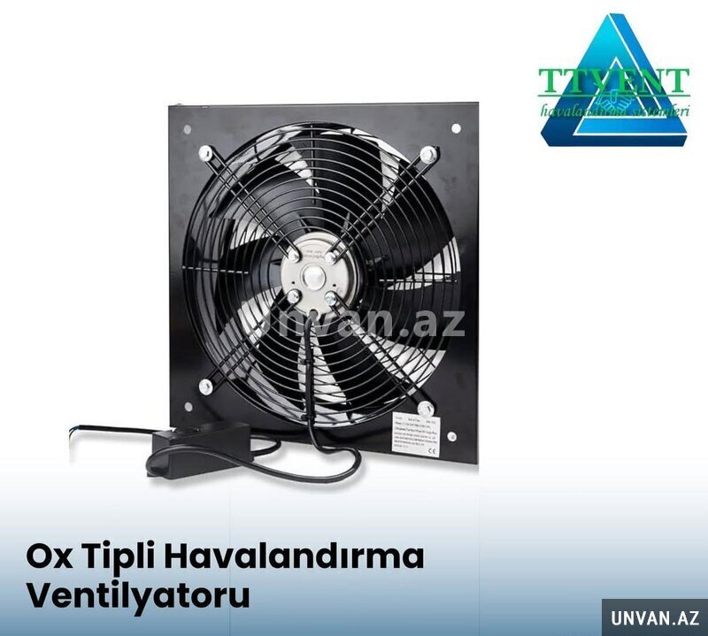 Pəncərə tipi fan Pəncərə tipi fan