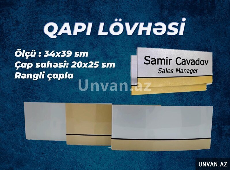 Qapı məlumat lövhəsi Qapı məlumat lövhəsi