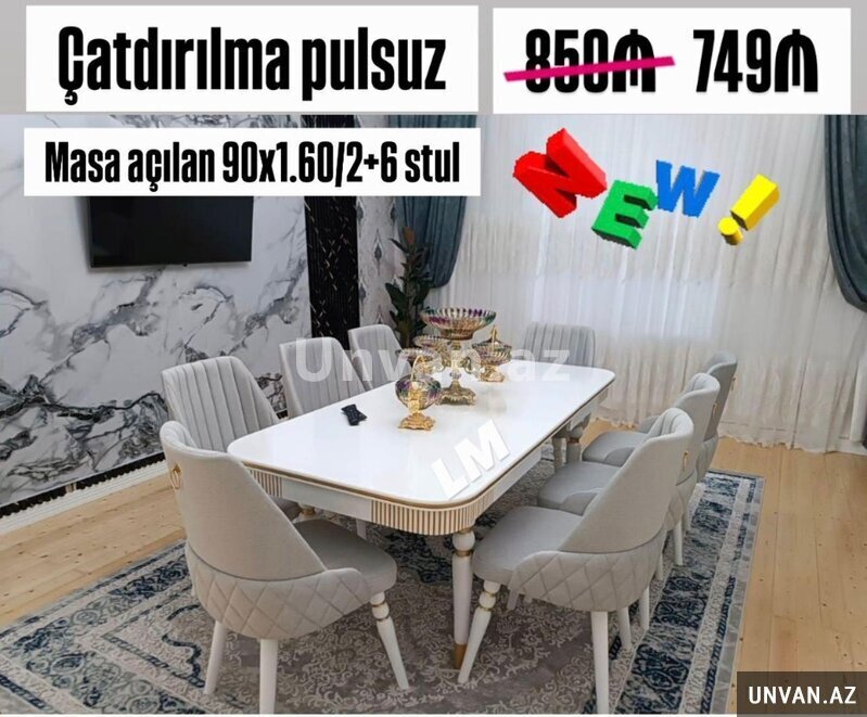 Masa ve oturacaqlar Masa ve oturacaqlar