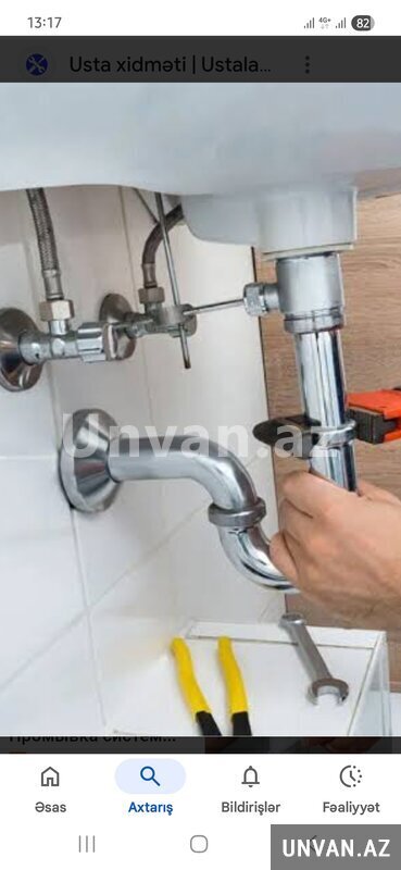 Santexnik və tol ustası Santexnik və tol ustası