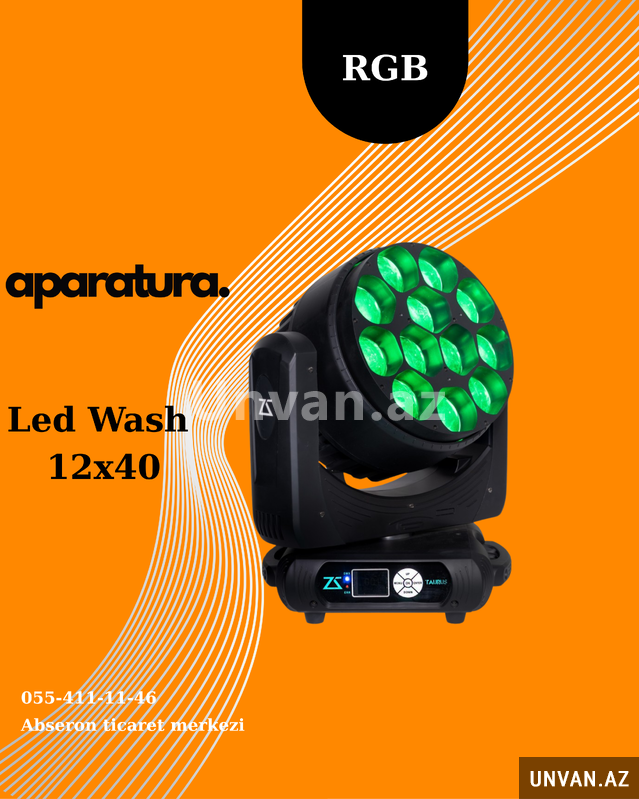 Səhnə avadanlığı Wash 12x40 Səhnə avadanlığı Wash 12x40